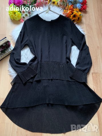 Свободна туника с акценти солей, снимка 1