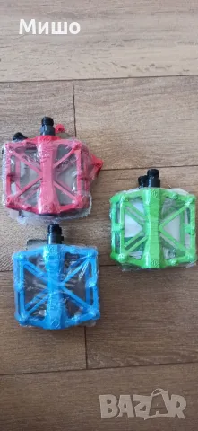 зелени червени сини алуминиеви педали велосипед