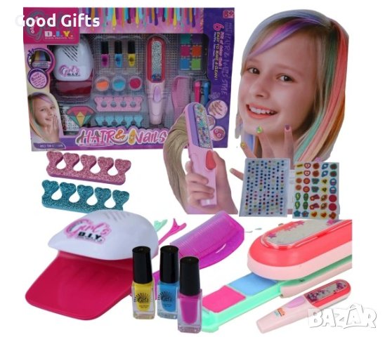 Детски комплект за маникюр и прически, снимка 2 - Други - 42837771