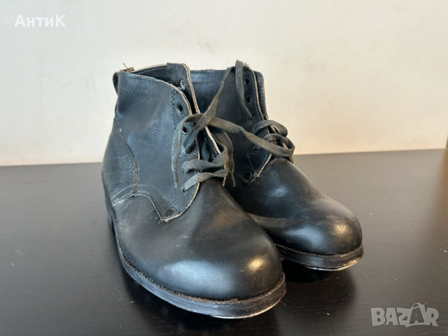 Соц Военни Обувки с Цинтове Цинтари, снимка 2 - Антикварни и старинни предмети - 52017523