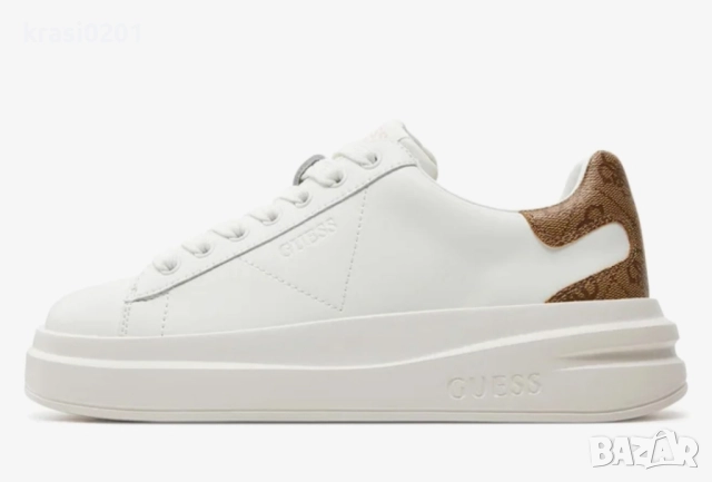 Оригинални маратонки на Guess! Естествена кожа, 37 номер , снимка 6 - Маратонки - 52497044