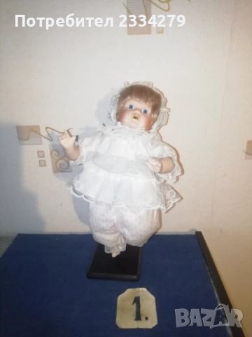  Порцеланови кукли,колекционерски, дължина 32см., снимка 3 - Колекции - 35281925
