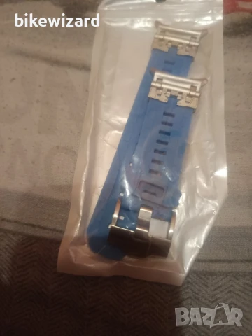 Силиконова каишка Съвместима за Samsung Galaxy Watch Ultra Bands 47mm Синя НОВА, снимка 3 - Каишки за часовници - 50824604