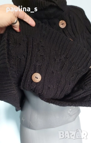 Три различни броя пончо / Стилна наметка , снимка 5 - Палта, манта - 33295953