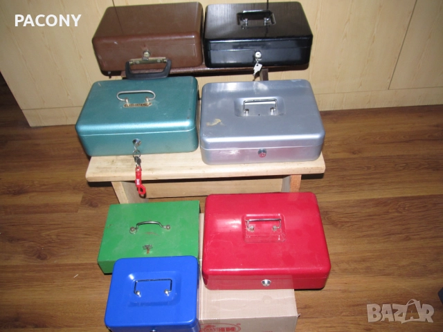 метална каса с ключе, снимка 2 - Други - 51699238