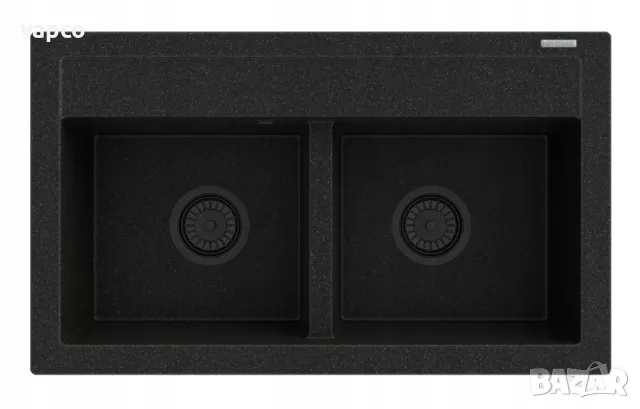 Мултифункционална гранитна мивка с 2 корита Granitan Duet 75см, снимка 11 - Мивки - 48827673