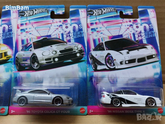 Колички Hot Wheels 90's STREET SCENE / Хот Уилс - 5 модела / 012, снимка 7 - Коли, камиони, мотори, писти - 53146301