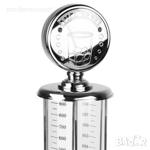 Диспенсър с форма на ретро бензинова колонка с маркуч, снимка 5 - Буркани, бутилки и капачки - 42721723