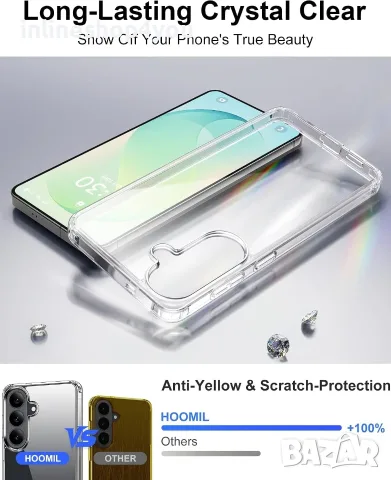 Прозрачен Кейс SPACE CASE за Samsung Galaxy S26 FE, снимка 6 - Калъфи, кейсове - 56534513
