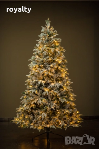 Коледна елха с вградени лампички по връхчетата, снимка 3 - Декорация за дома - 52249580