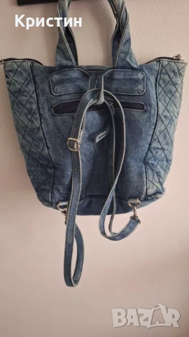 Дамска дънкова раница, снимка 2 - Раници - 53025607