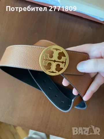 Kожен колан с две лица - Tory Burch, снимка 3 - Колани - 49989876