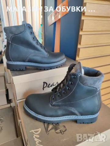 МЪЖКИ БОТИ - ЕСТЕСТВЕНА КОЖА - код:19Р64, снимка 3 - Мъжки боти - 48631248