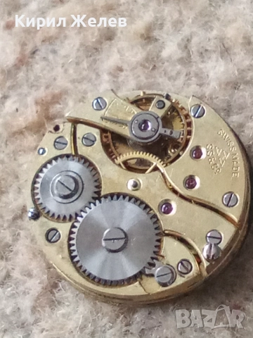 Механизъм с циферблат от стар ръчен часовник 51408, снимка 8 - Мъжки - 52260719
