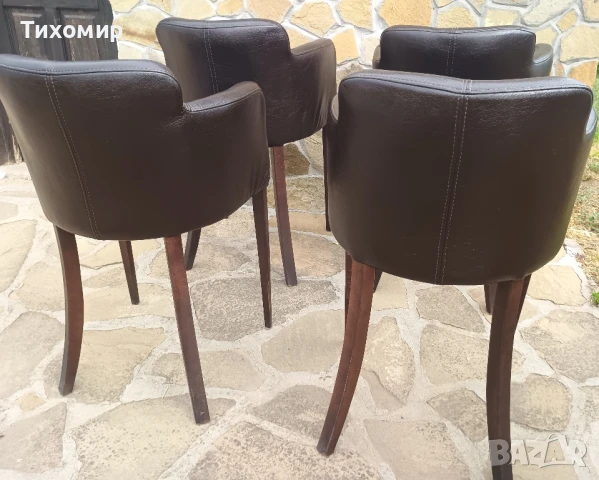 Кожени бар столове., снимка 5 - Столове - 50929108