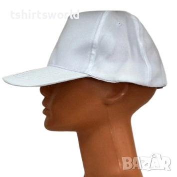 Нова шапка с козирка в бял цвят, снимка 5 - Шапки - 51678572