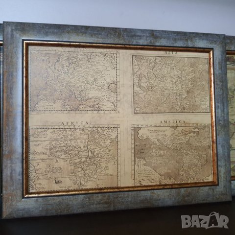 КартиниСТАРИ ГОЕГРАФСКИ КАРТИ, снимка 4 - Картини - 30542318