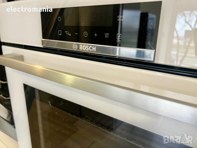 фурна за вграждане Bosch WhiteGloss PyroClean HBA572BW3F, снимка 5 - Печки, фурни - 53895945