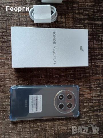 Honor Magic 7 lite + Honor 66W Super Charge + аксесоари, снимка 4 - Huawei - 53897713