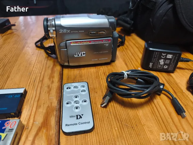 Видеокамери Canon и JVC - MiniDV, снимка 6 - Камери - 56164477