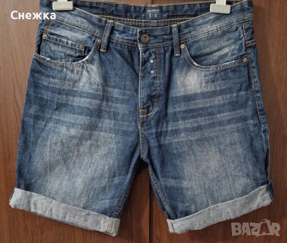 Мъжки къси дънки Pull & Bear 