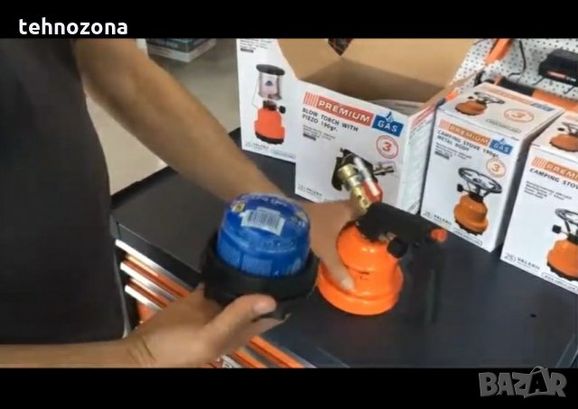 ГАЗОВА ГОРЕЛКА С ПАТРОН 190гр. С ПИЕЗО ЗАПАЛКА Premium, снимка 4 - Други инструменти - 31353646