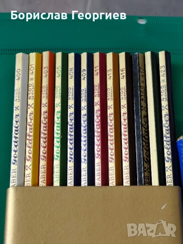 Нови ретро цветни моливи johann faber 4103, снимка 2 - Колекции - 51830722