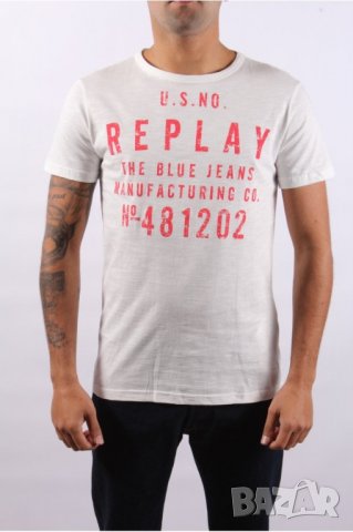 Replay Мъжка Тениска Размер 2XL, снимка 7 - Тениски - 29747023