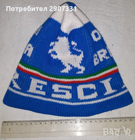 Шапка на футболен клуб Брешиа. Италия, 1980, снимка 4 - Фен артикули - 42735979