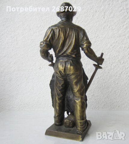 Малка пластика, метал фигура статуетка, Венера, Венера - бюст, снимка 4 - Статуетки - 30166184