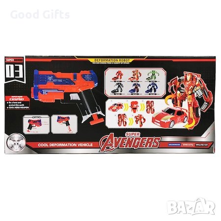 Комплект Пистолет, Маска, Трансформърс на Хълк, снимка 2 - Други - 38103016