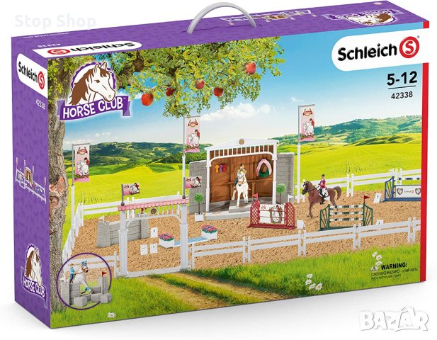 Schleich 42338 Игрален комплект Horse Club Коне конен клуб - Голям турнир по езда с коне, снимка 1 - Конструктори - 44325089