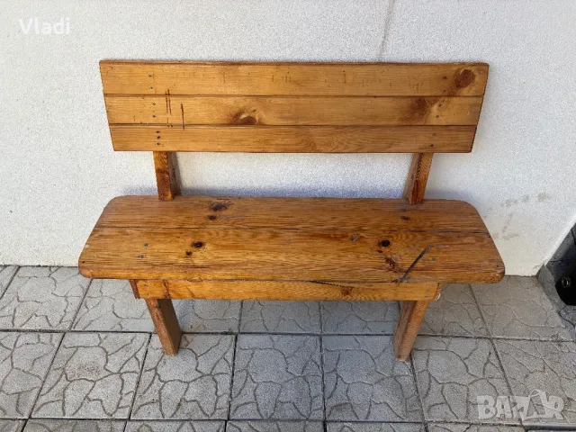 Дървена декоративна пейка, снимка 4 - Декорация за дома - 47846035