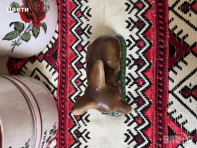 Ретро фигурки “Сърнички” - керамика, порцелан, снимка 9 - Антикварни и старинни предмети - 55969438