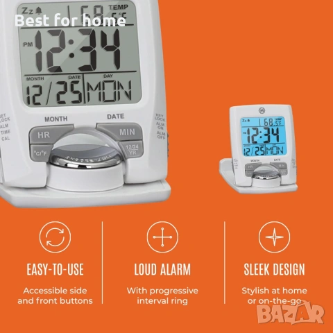 Маратонски пътен будилник със светлина, снимка 3 - Друга електроника - 53249797