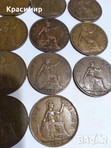 ONE PENNY 1903-1948 г.18 бр, снимка 10 - Нумизматика и бонистика - 51138290