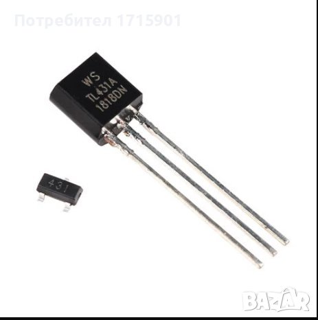 TL431 smd SOT23 и TO-92 , снимка 1 - Друга електроника - 39118289