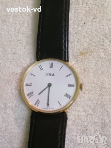 ROYAL SWISS MADE МЪЖКИ МЕХАНИЧЕН ЧАСОВНИК , снимка 11 - Антикварни и старинни предмети - 35107911