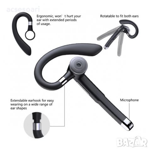 Bluetooth слушалки YYK-520, снимка 6 - Слушалки, hands-free - 32205169