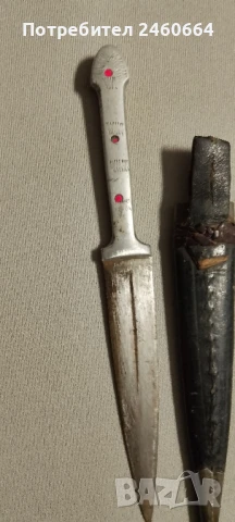 Рядък османски нож-кама, снимка 4 - Антикварни и старинни предмети - 50491030