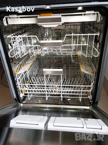 LED Wi-Fi Черно Инокс Miele Auto Open Съдомиялна - Частично Вграждане, снимка 7 - Съдомиялни - 52070626