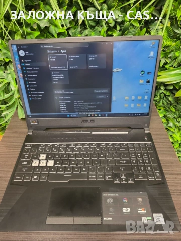 Геймърски лаптоп ASUS TUF Gaming F15 – Отлично състояние, снимка 2 - Лаптопи за игри - 54255696
