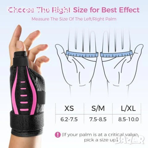 Нова Ортеза за палец при артрит и De Quervain – дишаща, лява / дясна, снимка 6 - Други - 53020943