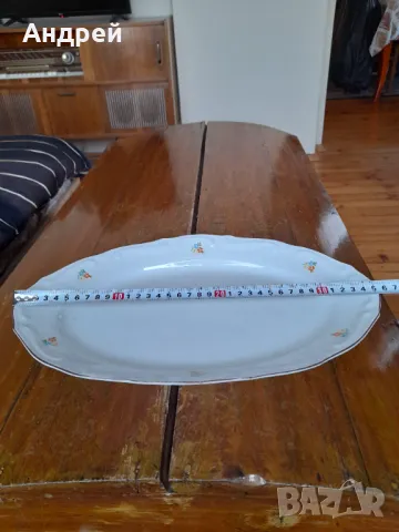 Стара порцеланова чиния,плато #10, снимка 4 - Други ценни предмети - 49317610