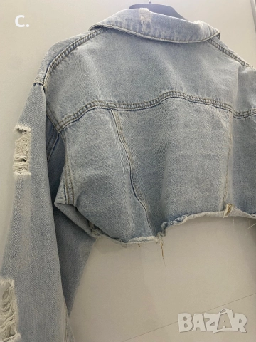 Дамско дънково яке, снимка 6 - Якета - 52893643