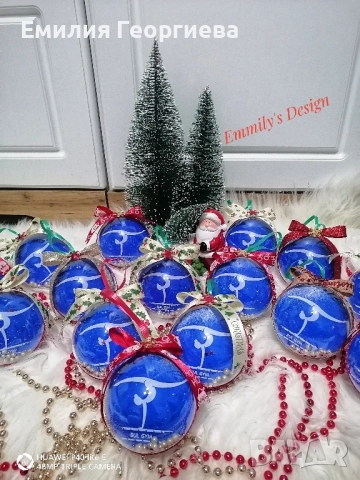 Коледни топки със снимки ♥️, снимка 13 - Коледни подаръци - 52621899
