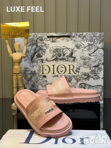 Dior ✨Дамски Чехли , снимка 3 - Чехли - 54282493