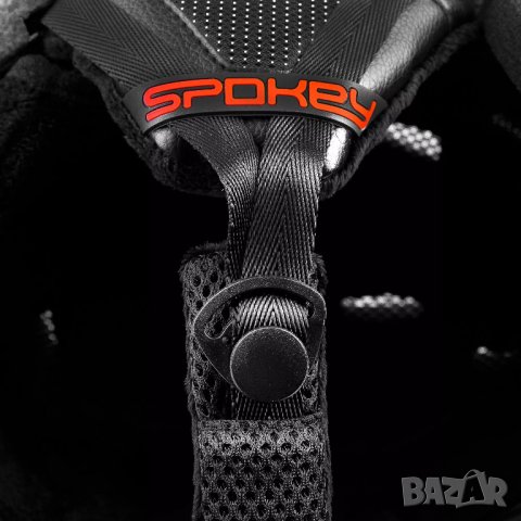 Каска за ски и сноуборд с визьор Spokey Jasper Red, снимка 3 - Зимни спортове - 33759417