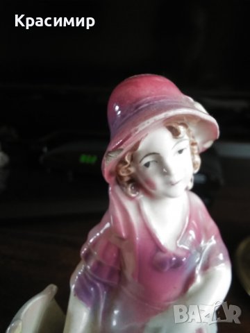 Порцеланова фигурка - костен порцелан, снимка 5 - Колекции - 36647788