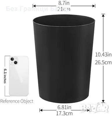 Нови Матирани кошчета за боклук 7.2L (3 броя) - Елегантен и компактен дизайн, снимка 3 - Други стоки за дома - 47457223